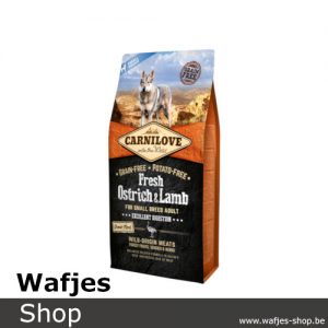CARNILOVE - Fresh Ostrich & Lamb for small dogs 6kg