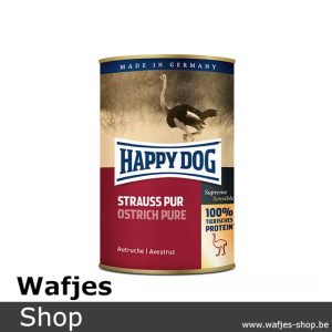 Happy Dog Vlees Struisvogel Pur