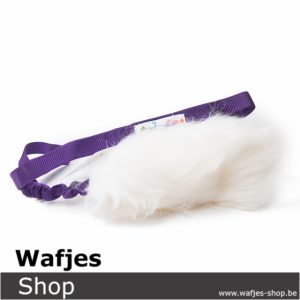 Fluffy PomPom Long White