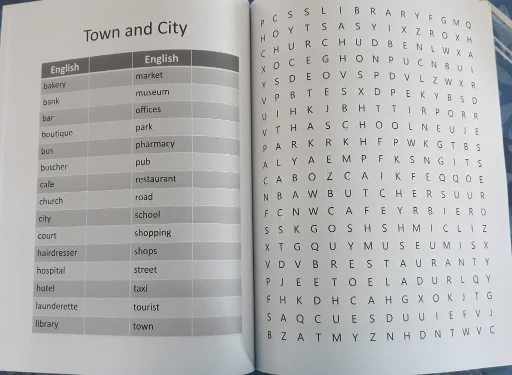 word search puzzle