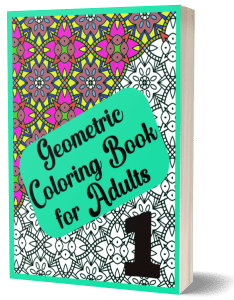 Abstract Geometric Coloring Book for Adults Volume 1