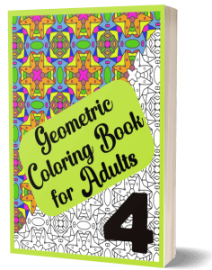 Abstract Geometric Coloring Book for Adults Volume 4