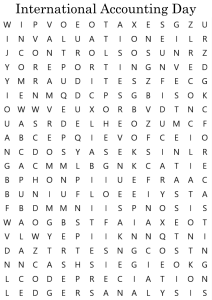 international accounting day puzzle