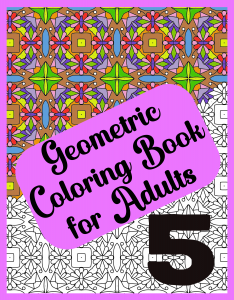 Abstract Geometric Coloring Book for Adults Volume 4