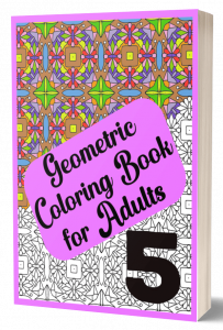 Abstract Geometric Coloring Book for Adults Volume 5