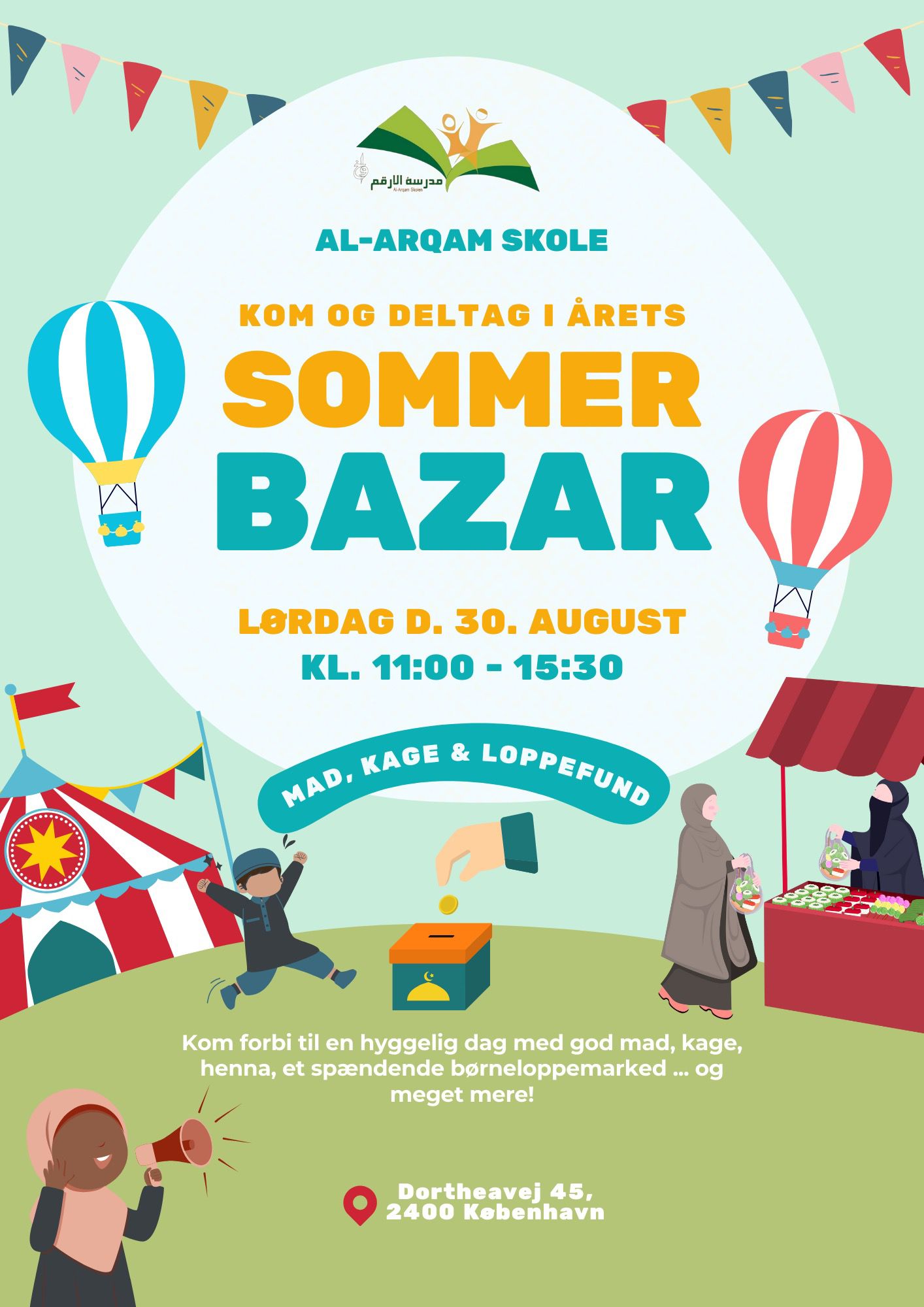Sommer bazar lørdag d. 30.8.2025