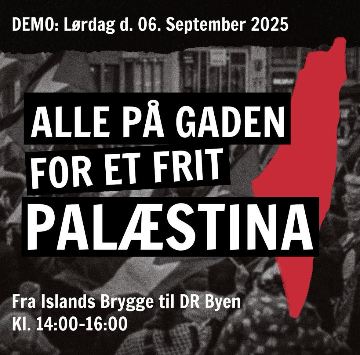 Demo lørdag d. 6.9.2025