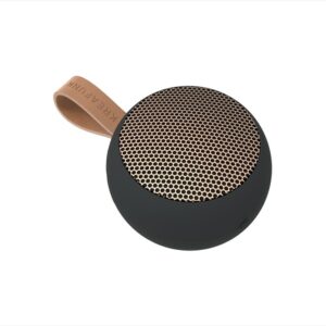 aGO, black w. rose gold grill, Mini Bluetooth-högtalare