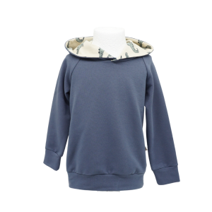 Hoodie blau mit Crocos