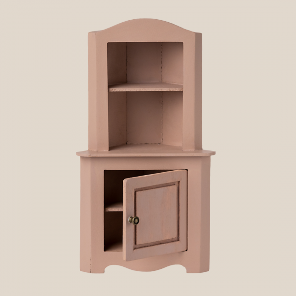 Miniatur Eckschrank - Rose