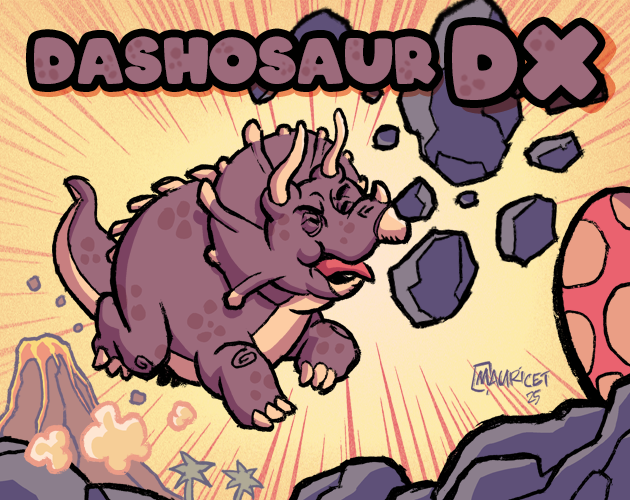 Dashosaur DX Main Cover By Mauricet