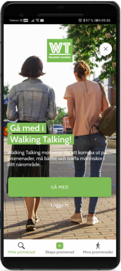 Walking Talking App Gå med ...