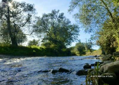 Rivier op wandelroute Algarve Tavira WandelenAlgarve.nl