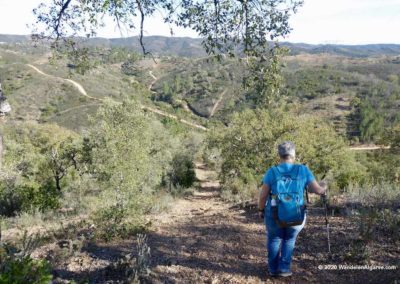 Fonte Férrea, wandelen langs steile hellingen