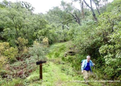 Picknickplaats op rondwandeling Barranco do Velho