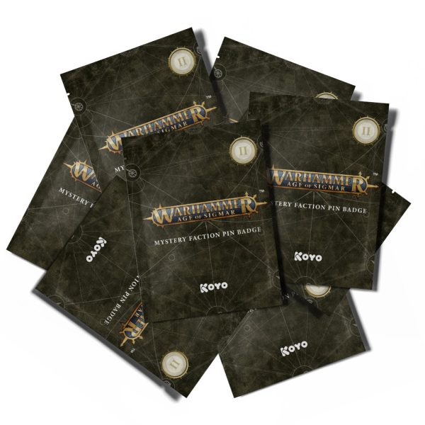 Warhammer Age of Sigmar Mystery Faction Pin Series 2