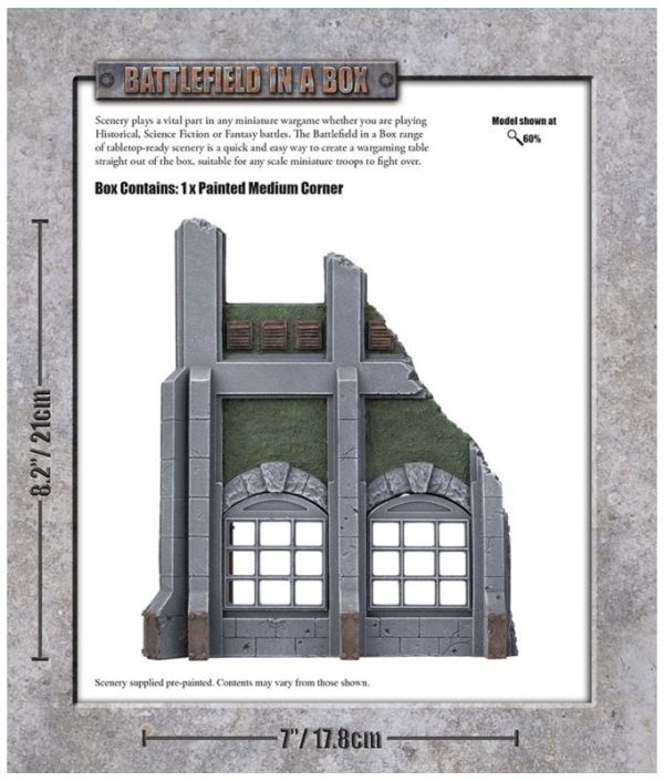 Gothic Industrial - Medium Corner (x1) - 30mm