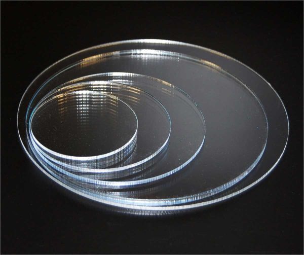 Acrylic Circular Discs and Blanks. 10mm-200mm diameter