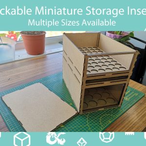 Stackable Figurine Storage Tray Inserts
