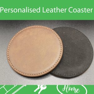 Personalised Leather Coasters