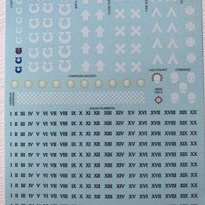 Ultramarines Infantry Transfer Sheet