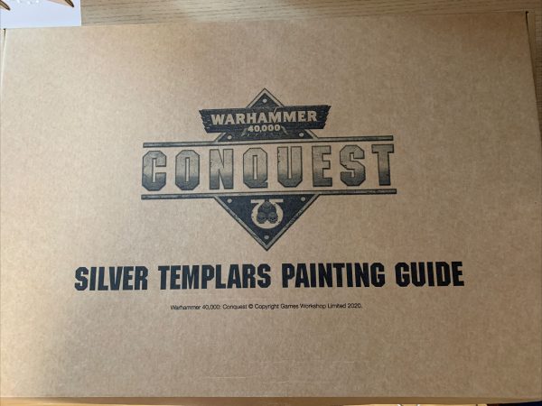 Warhammer 40k Conquest Silver Templars Painting Guide Box