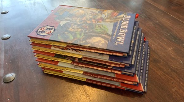 Blood Bowl Official Rulebook Tab Set All available
