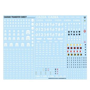 cadian transfer sheet