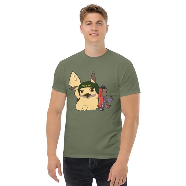 Pikachu Bolter T-Shirt Military Green