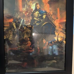 Stormcast Eternal A4 Art Print in Black Frame
