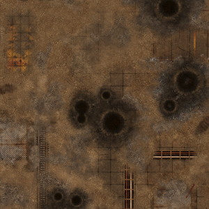 44"x60" Fallout Zone
