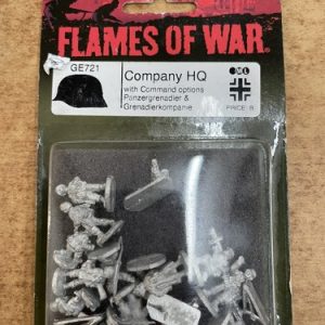 Flames Of War German Company HQ Blister GE721 Oop