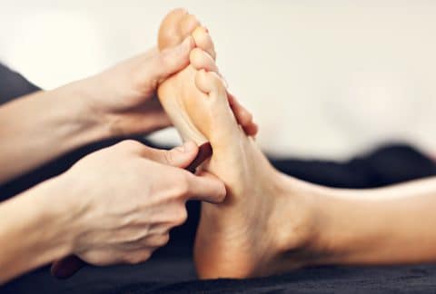 Thai foot massage