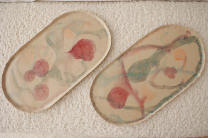 Handgemaakte keramiek borden Pastel - Afbeelding 4