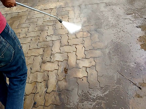 High Pressure Cleaning Demo