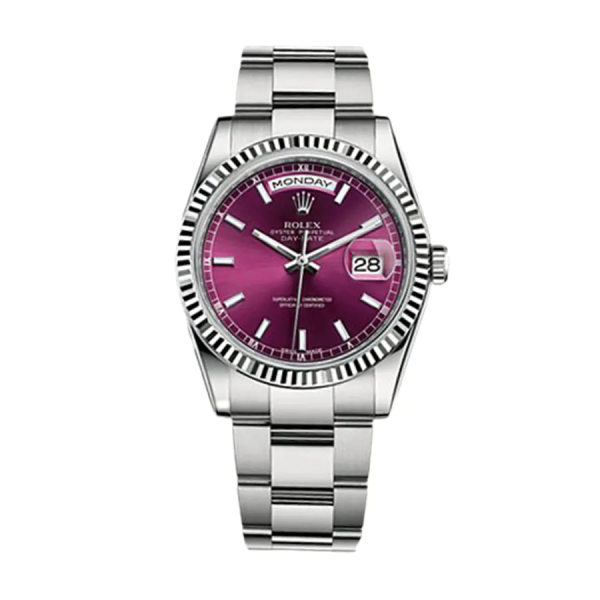 replica-rolex-day-date-Purple-dial