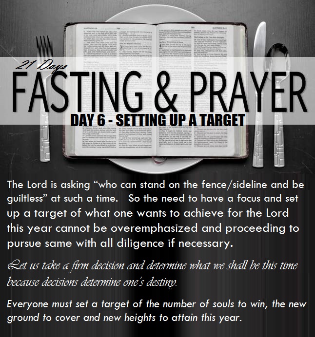 DAY 6 – SETTING UP A TARGET (FULL OUTLINE)