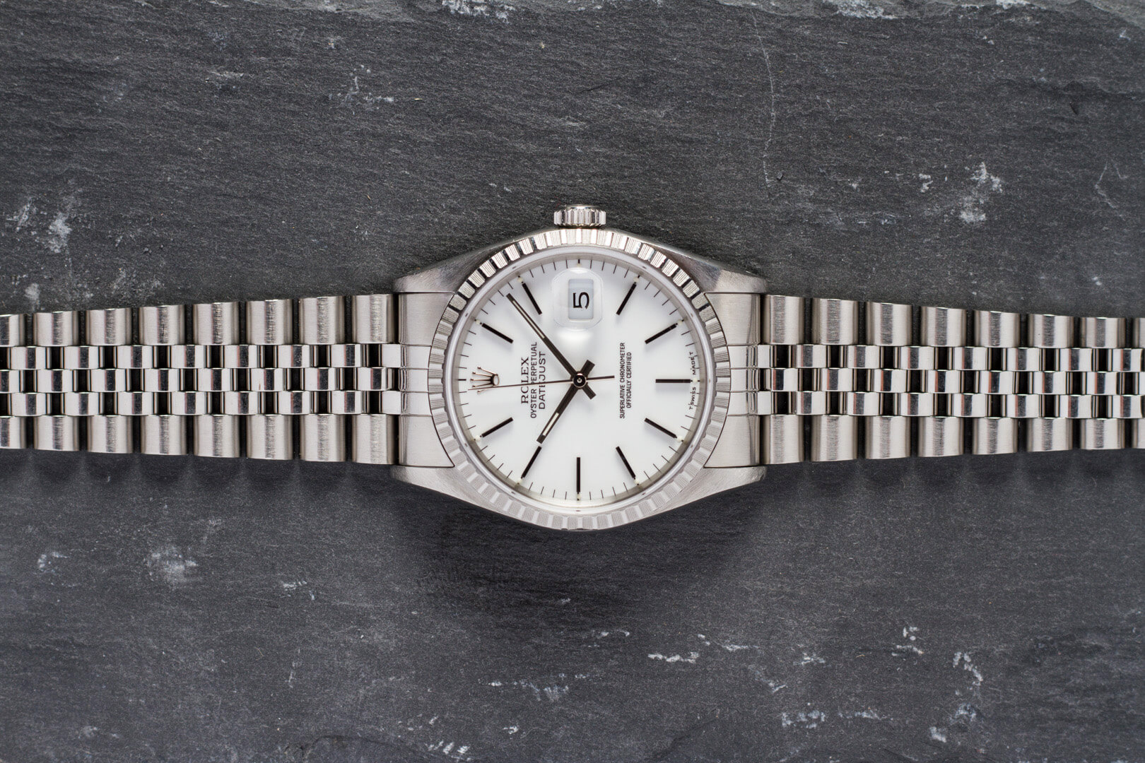 ROLEX DATEJUST PORCELAIN DIAL