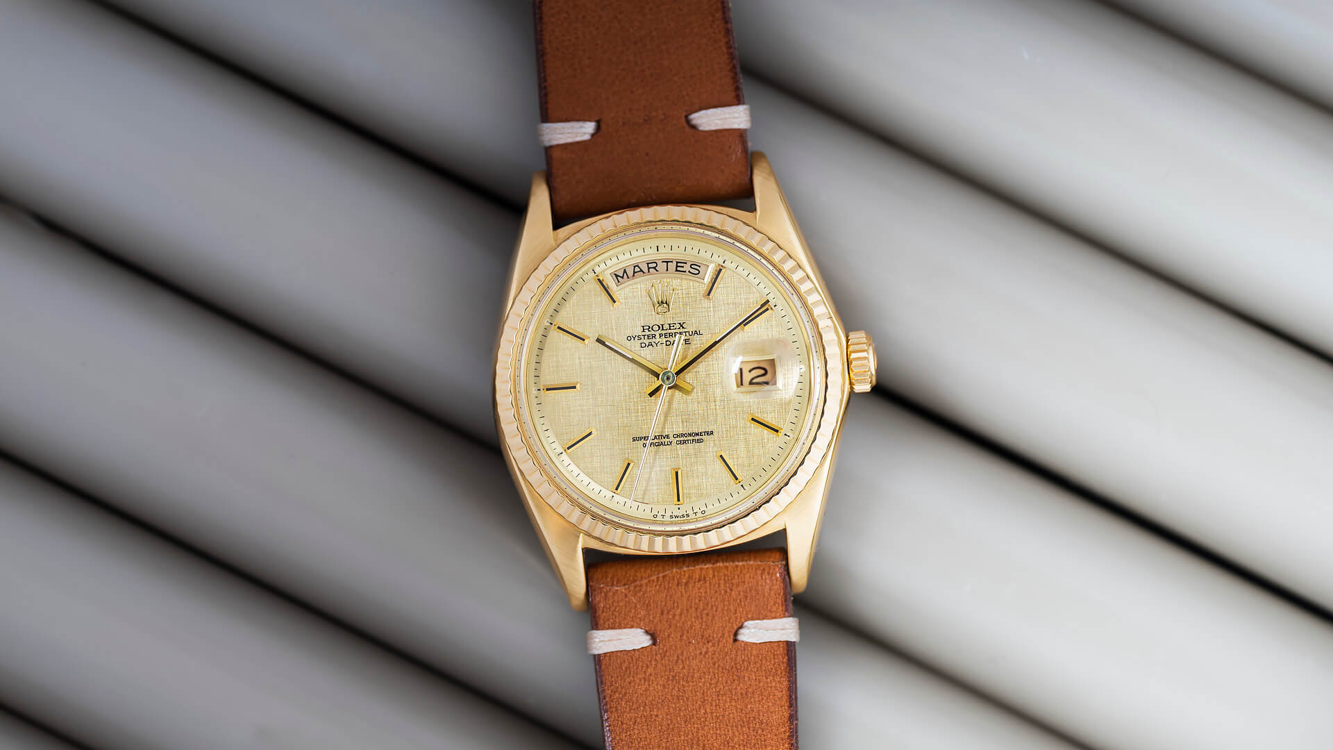 ROLEX DAY-DATE LINEN DIAL