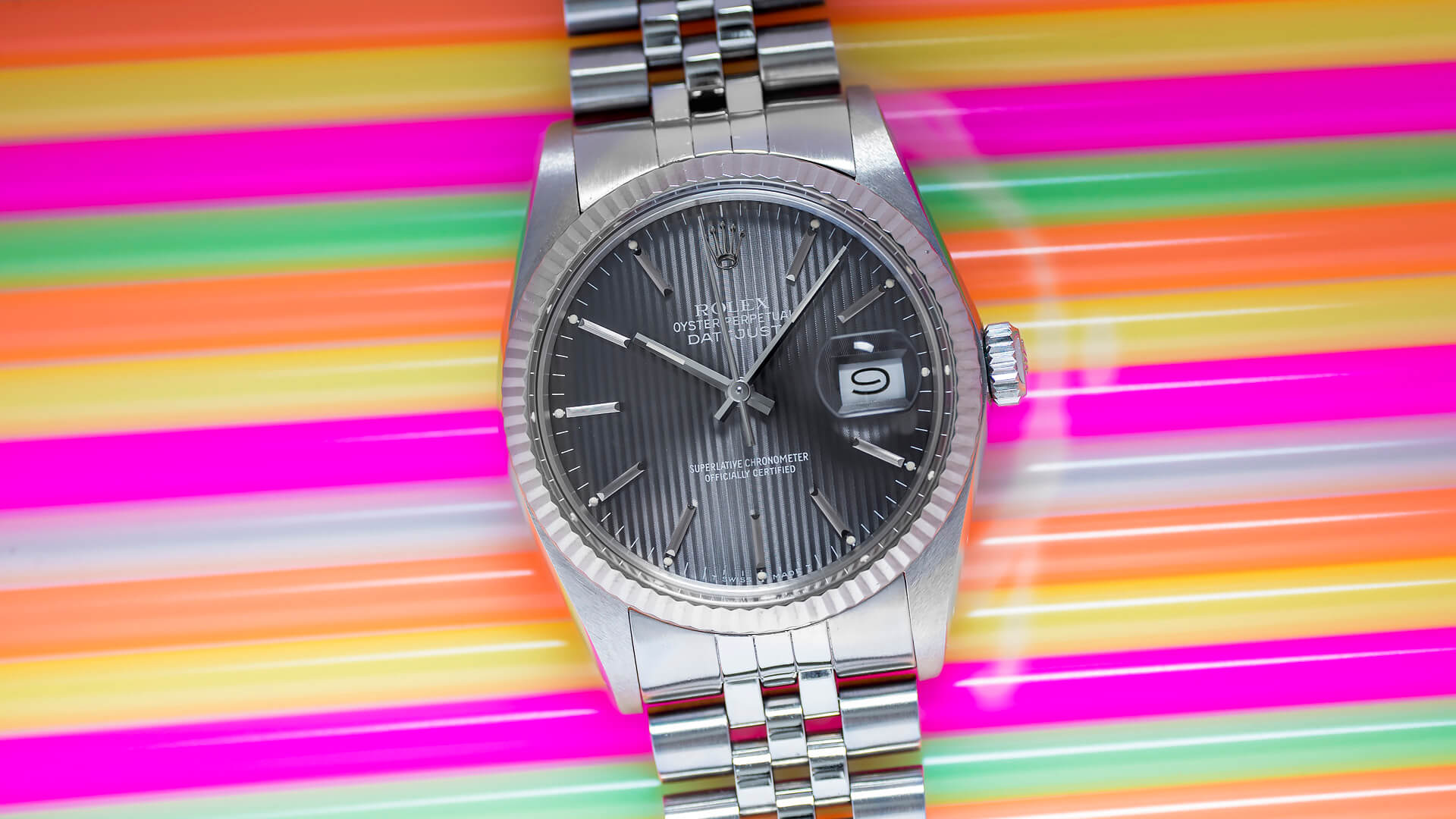 ROLEX DATEJUST ‘TAPESTRY DIAL’