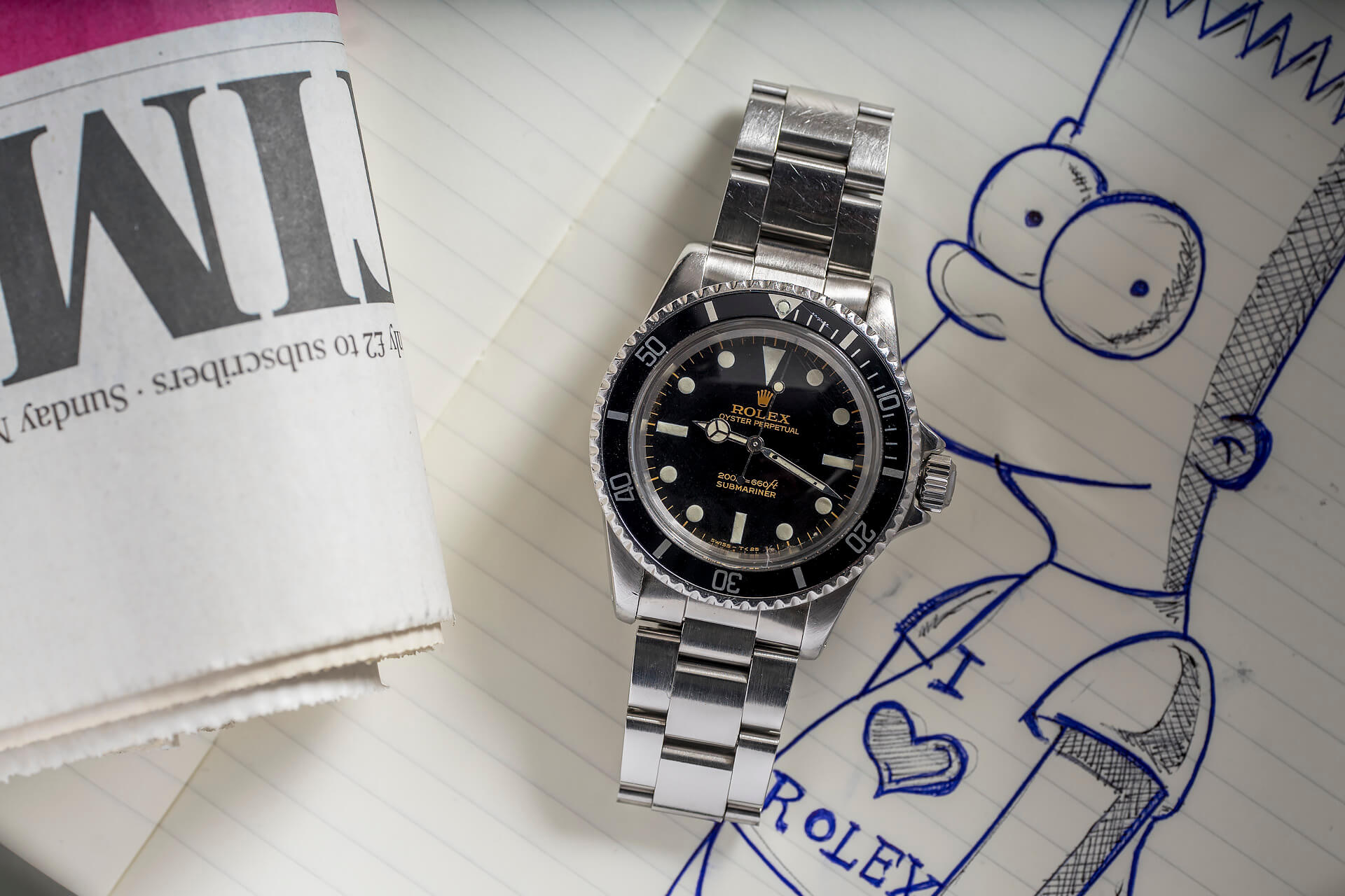 ROLEX SUBMARINER 5513 ‘BART SIMPSON’