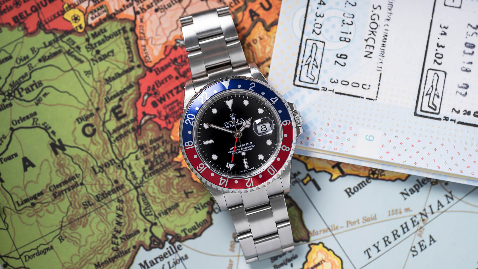 ROLEX GMT-MASTER 16710 B&P