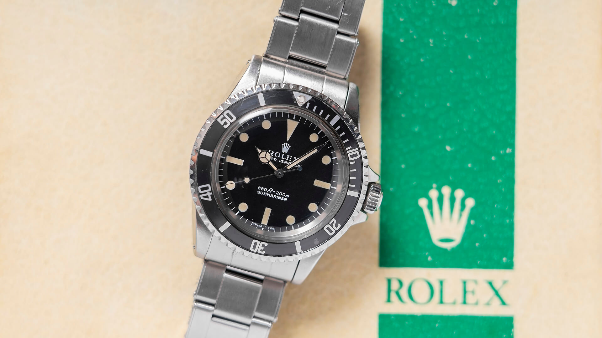 ROLEX SUBMARINER 5513 B&P