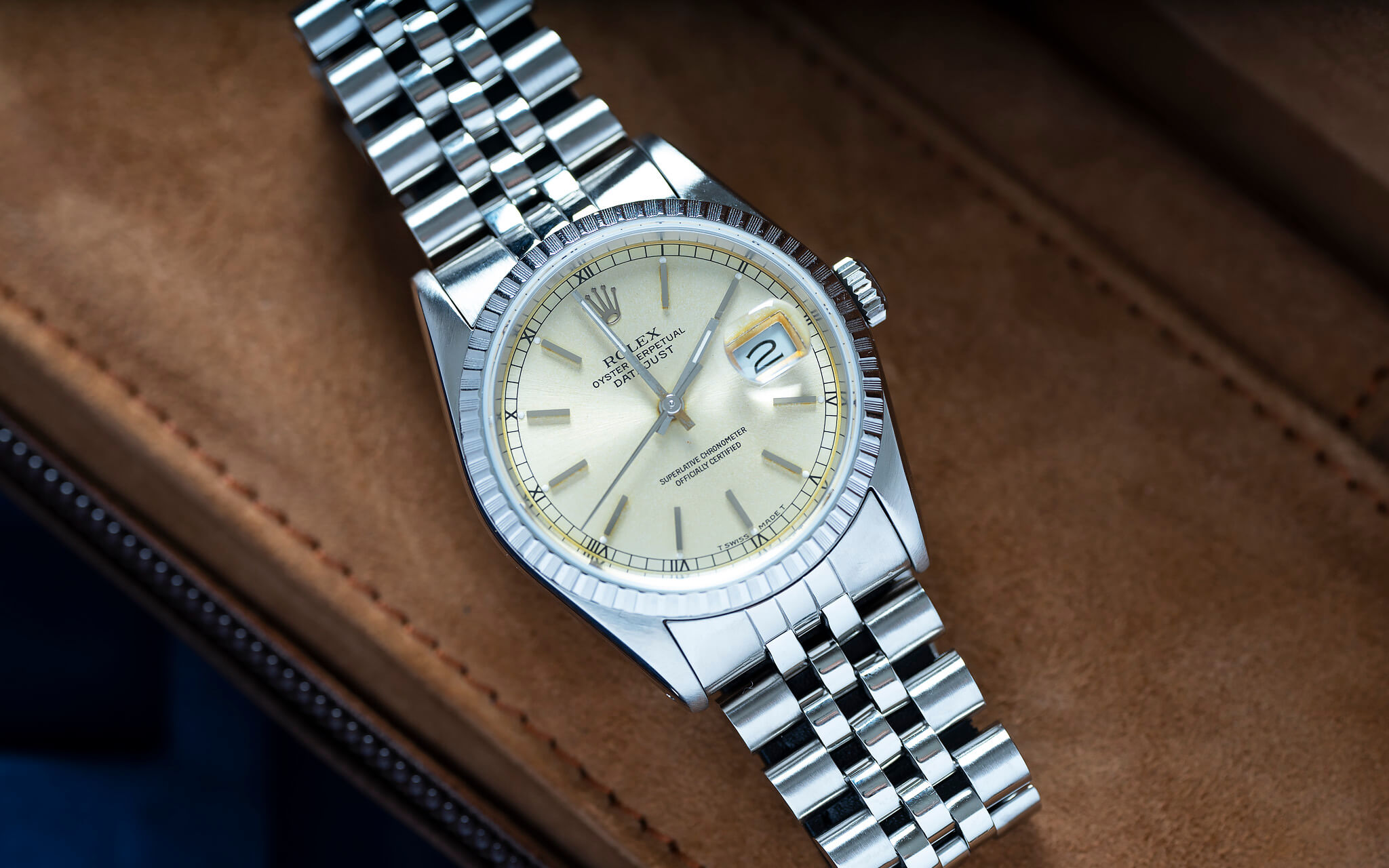 ROLEX DATEJUST CHAMPAGNE