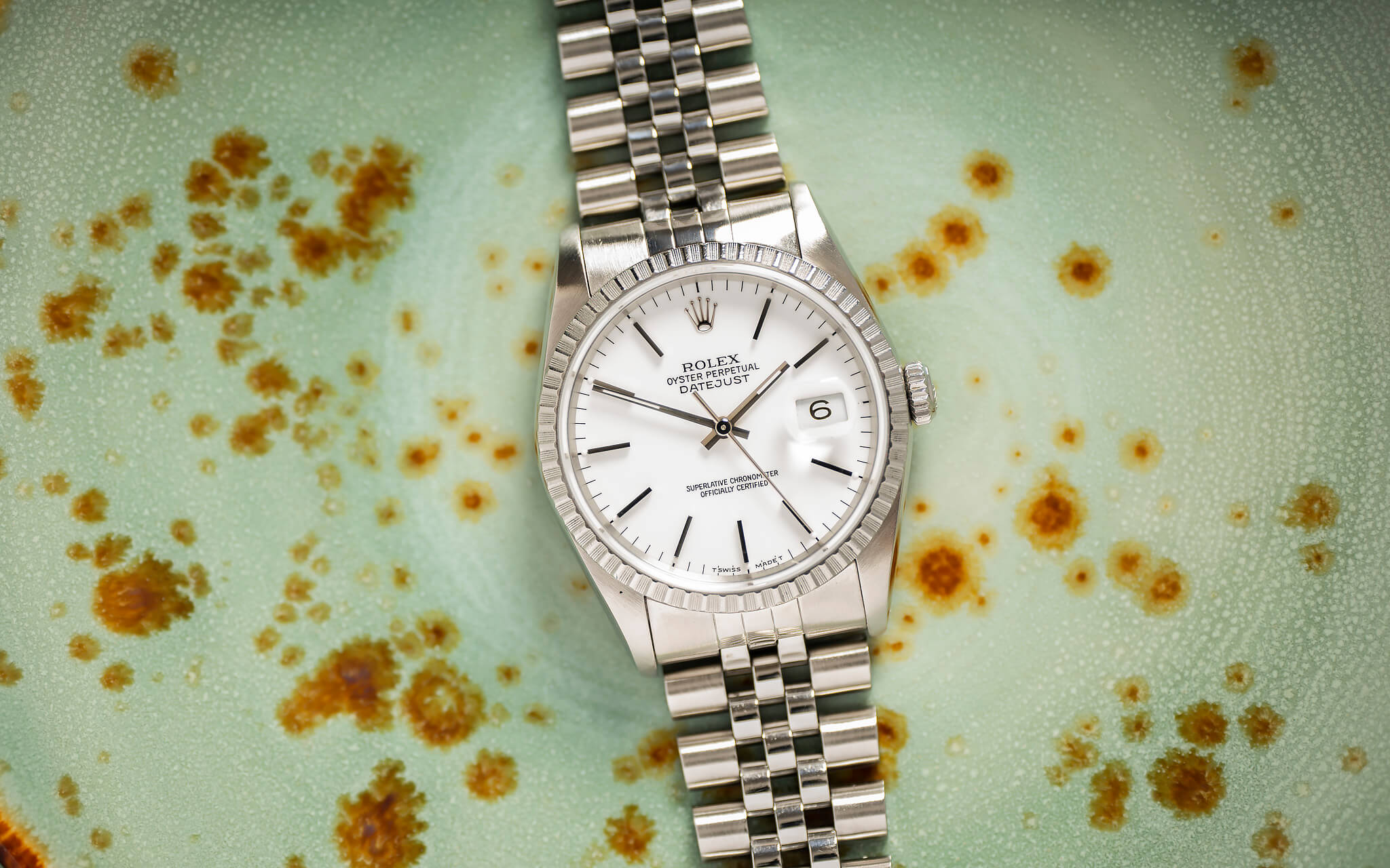 ROLEX DATEJUST PORCELAIN DIAL 16220