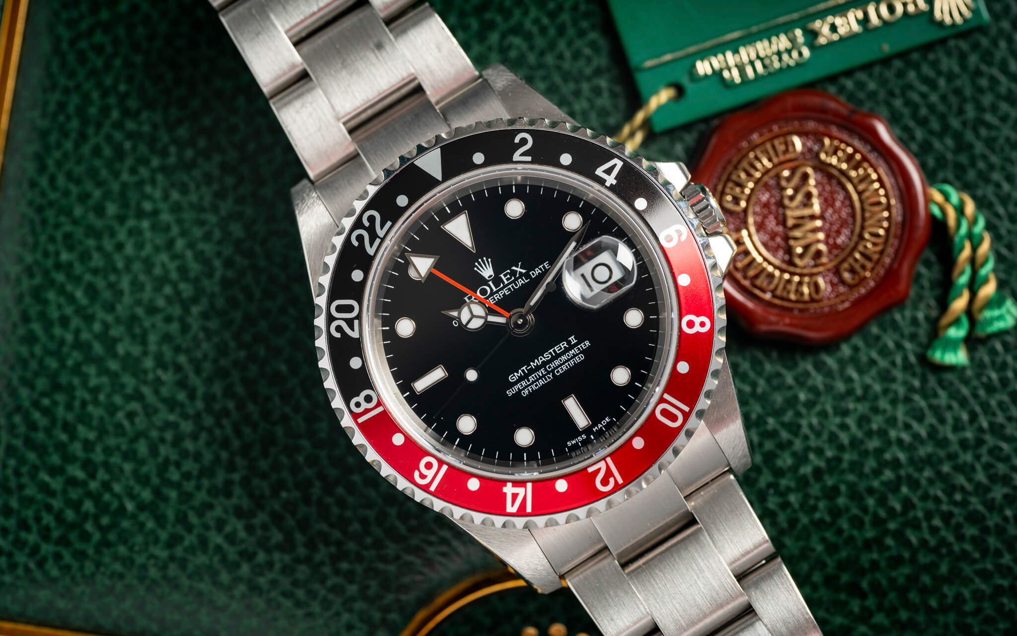 ROLEX GMT-MASTER 16710 B&P