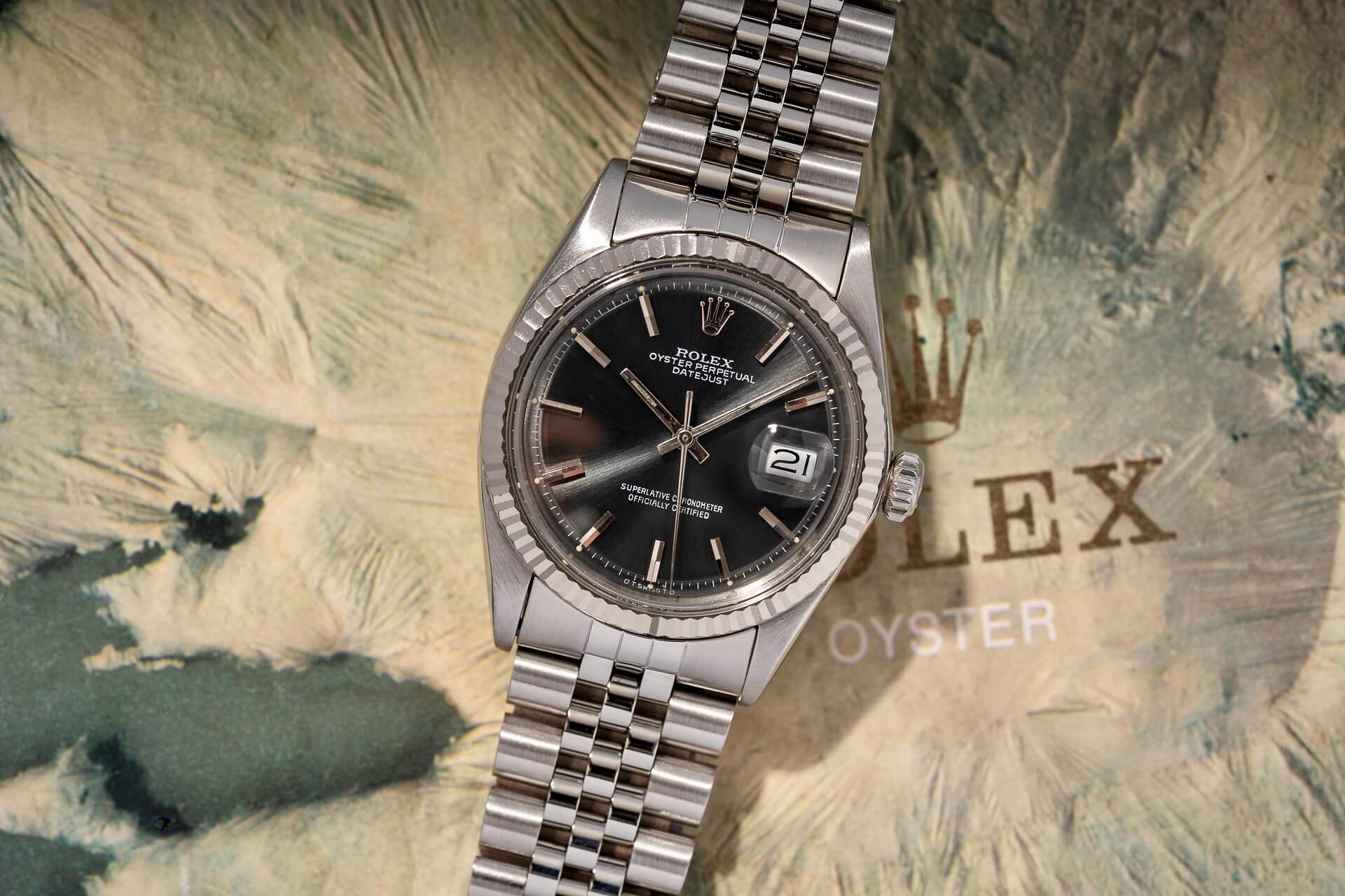 Datejust 1601 ‘Petrol Dial’