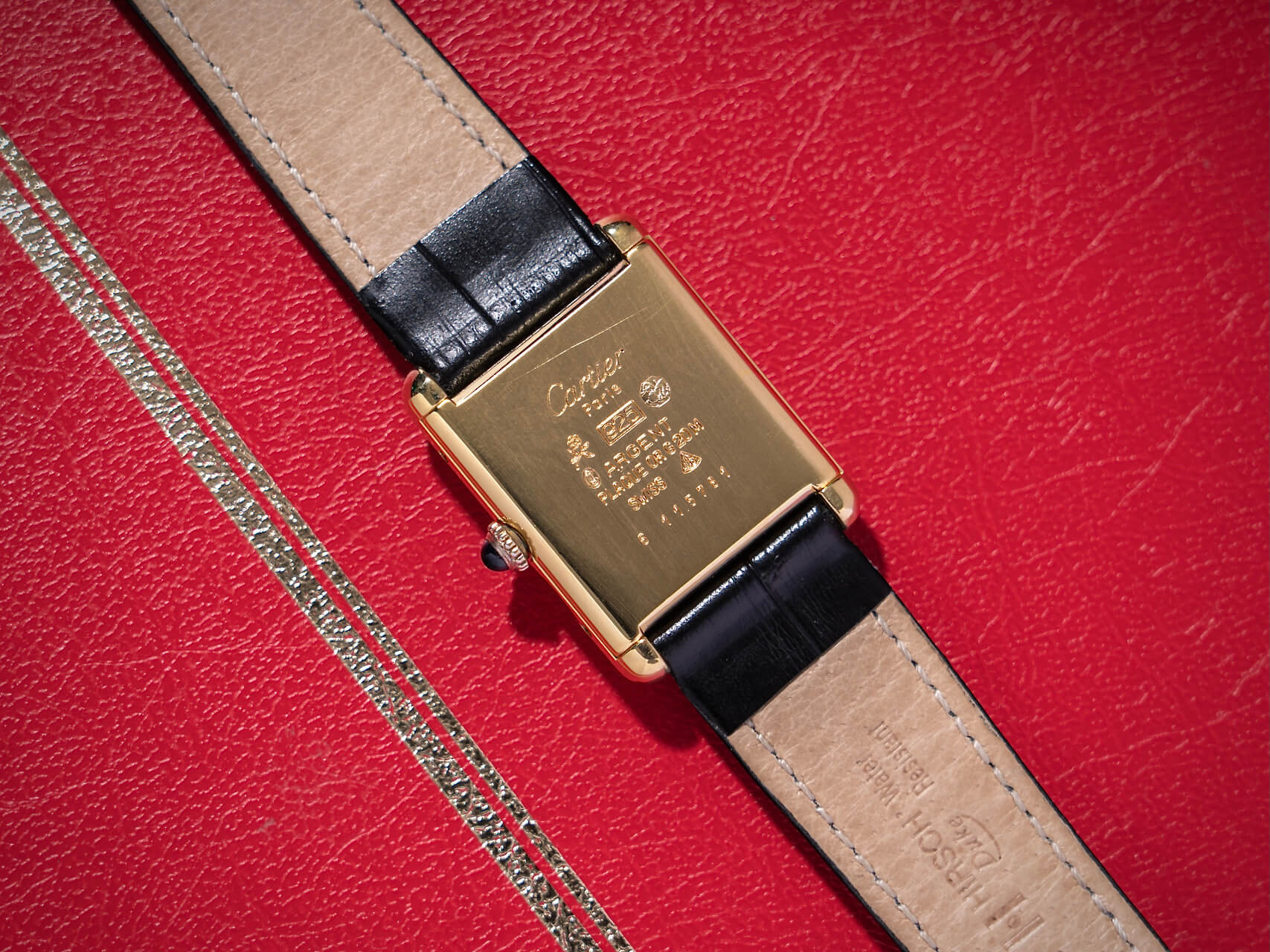 Must de Cartier Tank Onyx Style Dial