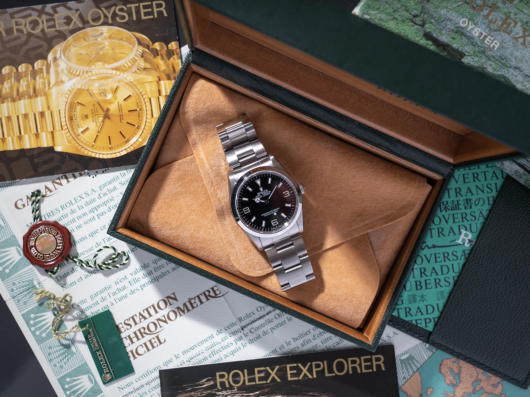 Rolex Explorer I B&P