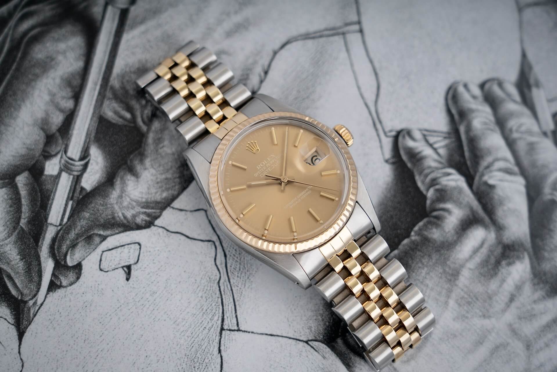 16013 Datejust “Golden Honey”